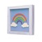 Leisure Arts Shadow Box 5.5" X 6" Rainbow, 7 Piece Kit, Shadow Boxes, 3D Box For Beginners, Diy Wood Projects, Wooden 3D Puzzles, Wood Kits For All Ages